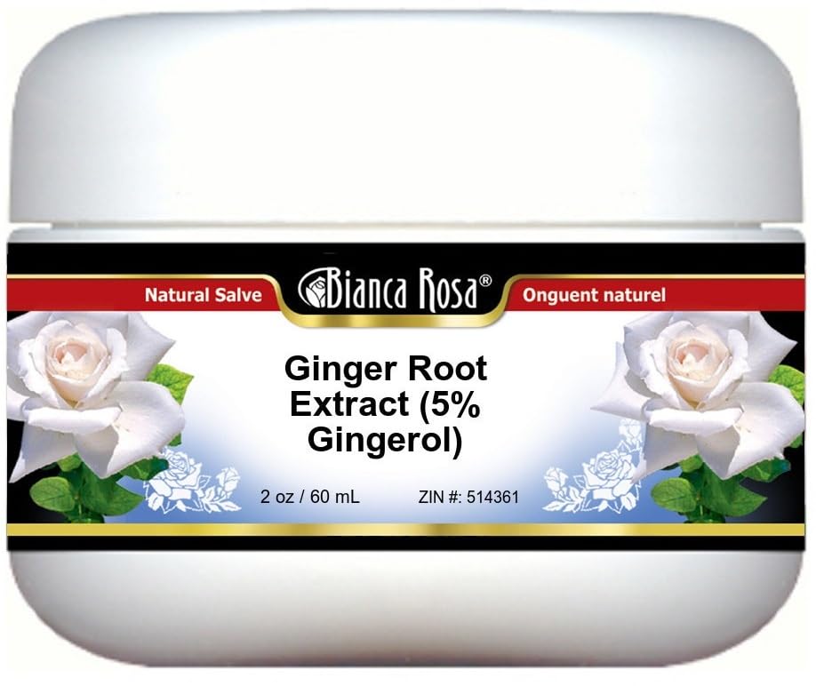 Bianca Rosa Ginger Root Extract (5% Gingerol) - Salve Ointment (2 oz, ZIN: 514361) - 3 Pack