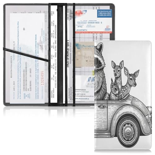Organizador de Documentos de Cuero Slim miniatura 6