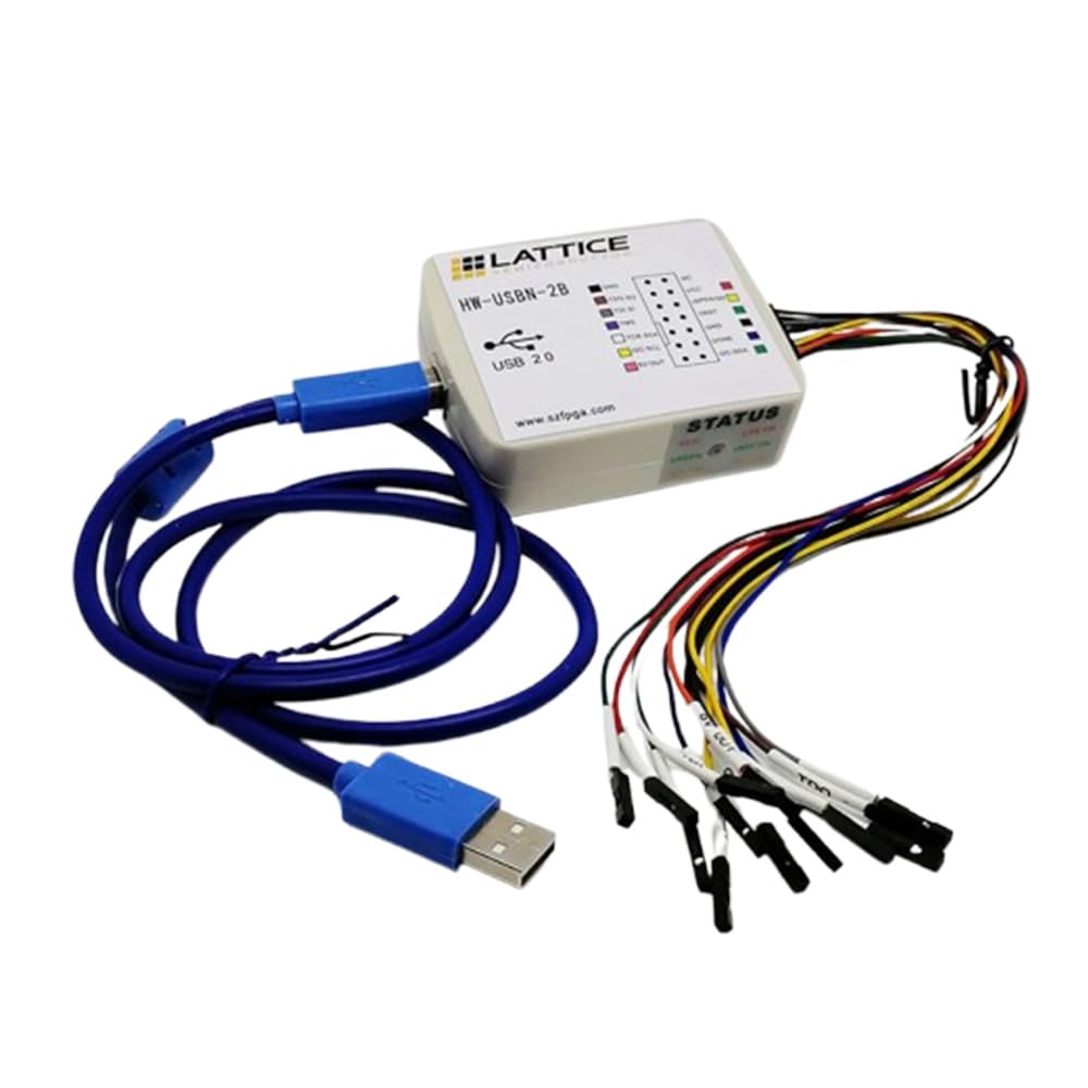 Toplionace Lattice Downloader Programmatore ad Alta Velocità, Simulatore FPGA HW-USBN-2B Ispdown Burner 30 Mb/s I2C Masterizzazione 2 Canali
