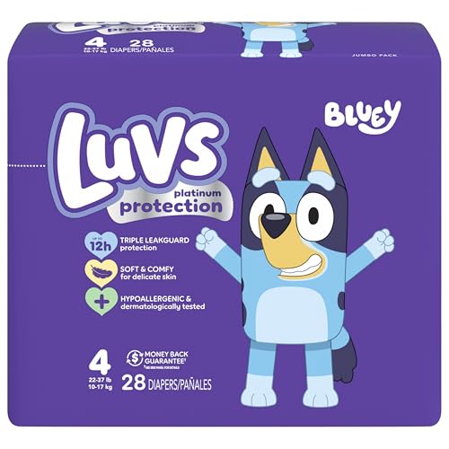 Luvs Diapers Platinum Protection Size 4 28 Count