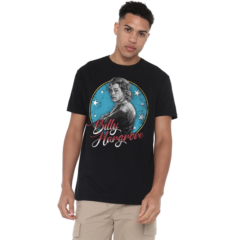 Stranger Things Billy Hargrove Band Unisex T Shirt, Black, Medium