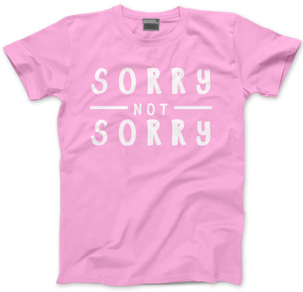 Hotscamp Pink Sorry Not Sorry Kids T-Shirt - 7-8 Years