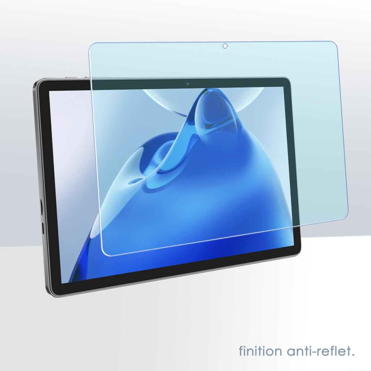 2x pellicola protettiva compatibile con Teclast M50 Mini Antishock, cristallino, vetro ibrido, pellicola protettiva