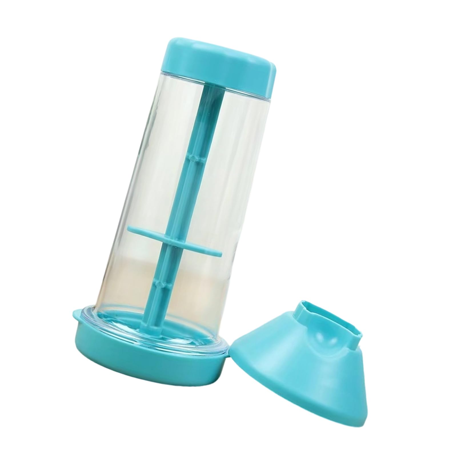 hogtnd Rotating Flour Sieves with Lid Handheld Strainer Sifter Mixers Cup Kitchen Gadget Baking Tool Handheld Rotating Cup