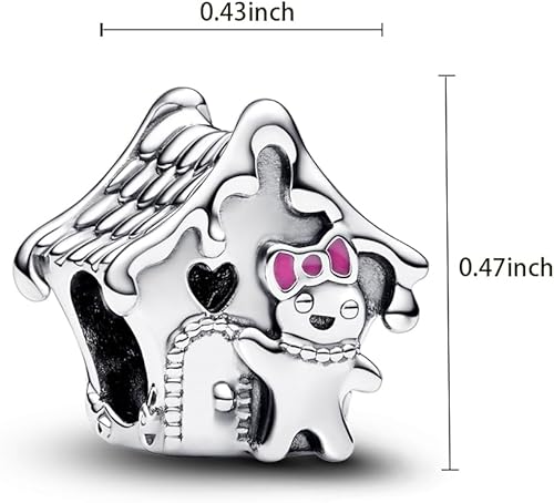 Miniatura 2 de HuooNew Abalorios colgantes de plata de ley 925, para mujeres y niñas