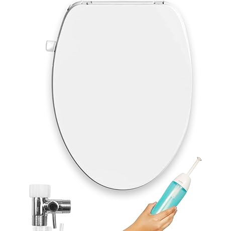 Genius GenieBidet Elongated Toilet Seat With Stealth Bidet Provides Comfort And Delight