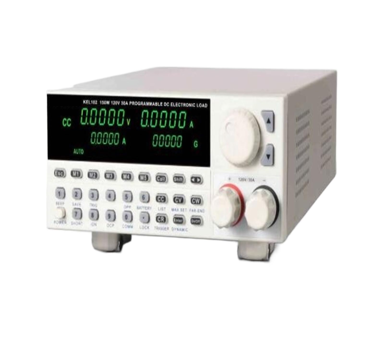 Autobatterie Tester, KEL102/KEL103 150 W/300 W 1DC Elektronische Last Mit Schalter Einstellbare Strom Batterie Kapazität Spannung Entladung Tester für Auto Motorrad ATV SUV Boot(KEL102 150W)