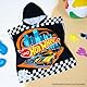 Get Trend Hot Wheels Badeponcho Kinder Handtuch mit Kapuze Saugstark Strandtuch Baumwolle Badetuch Duschtuch Mädchen Jungen (Schwarz Hot Wheels, 4-9 Jahre)