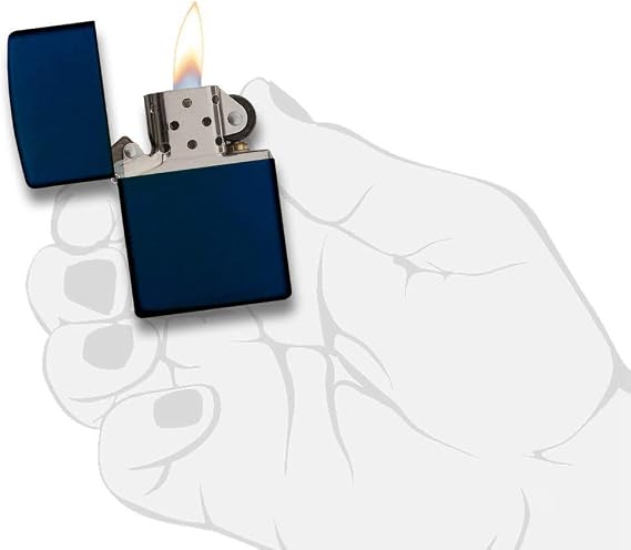 Zippo Classic Navy Matte Pocket Lighter