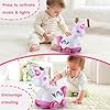 51iaglmv7rl - Unicorn Baby Toys 6-12 Months - Press & Go Musical Light Infant Baby Crawling Baby Toys 12-18 Months, Tummy Time Toys for 1 Year Old Boy Gifts Girl Toddlers Christmas Stocking Stuffers Age 1-2