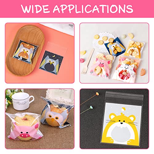 AmkWood 200 Pezzi Sacchetti di Biscotti