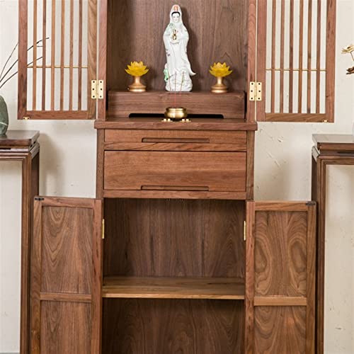 Handgefertigter vertikaler Tempelschrank im neuen chinesischen Stil mit Tür zum Anbieten von Buddha-Schreinen, Schreinen, Buddha-Schränken und Schränken des Gottes des Reichtums für den buddhisti 7 Handgefertigter vertikaler Tempelschrank im neuen chinesischen Stil mit Tür zum Anbieten von Buddha-Schreinen, Schreinen, Buddha-Schränken und Schränken des Gottes des Reichtums für den buddhisti