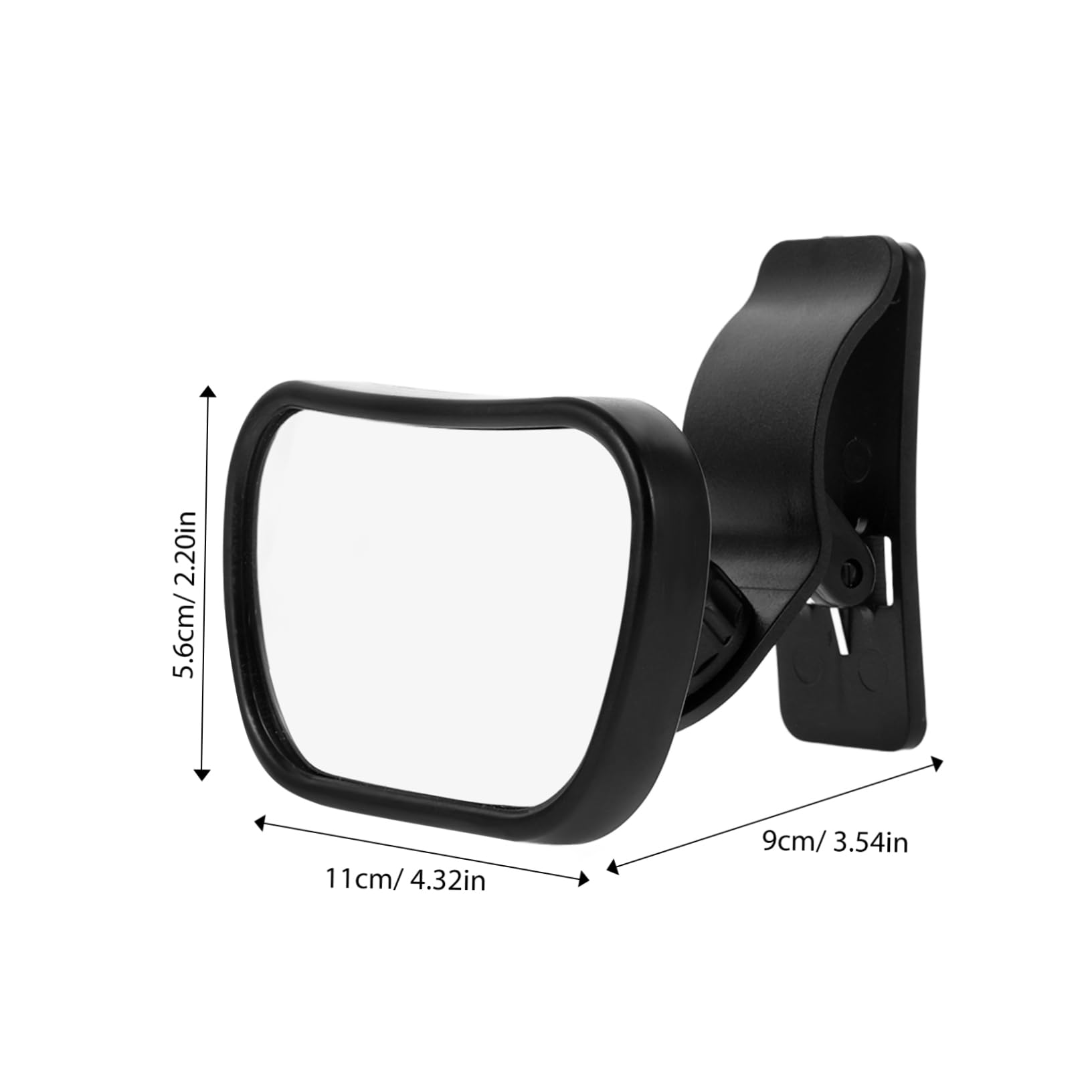 Beatifufu Adjustable Rear Facing Car Mirror for Observation Mirror Secure Clip Easy Install for Boys and Girls