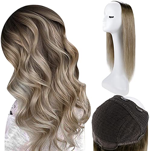 Full shine clip in wigs human hair full head one piece straight e…