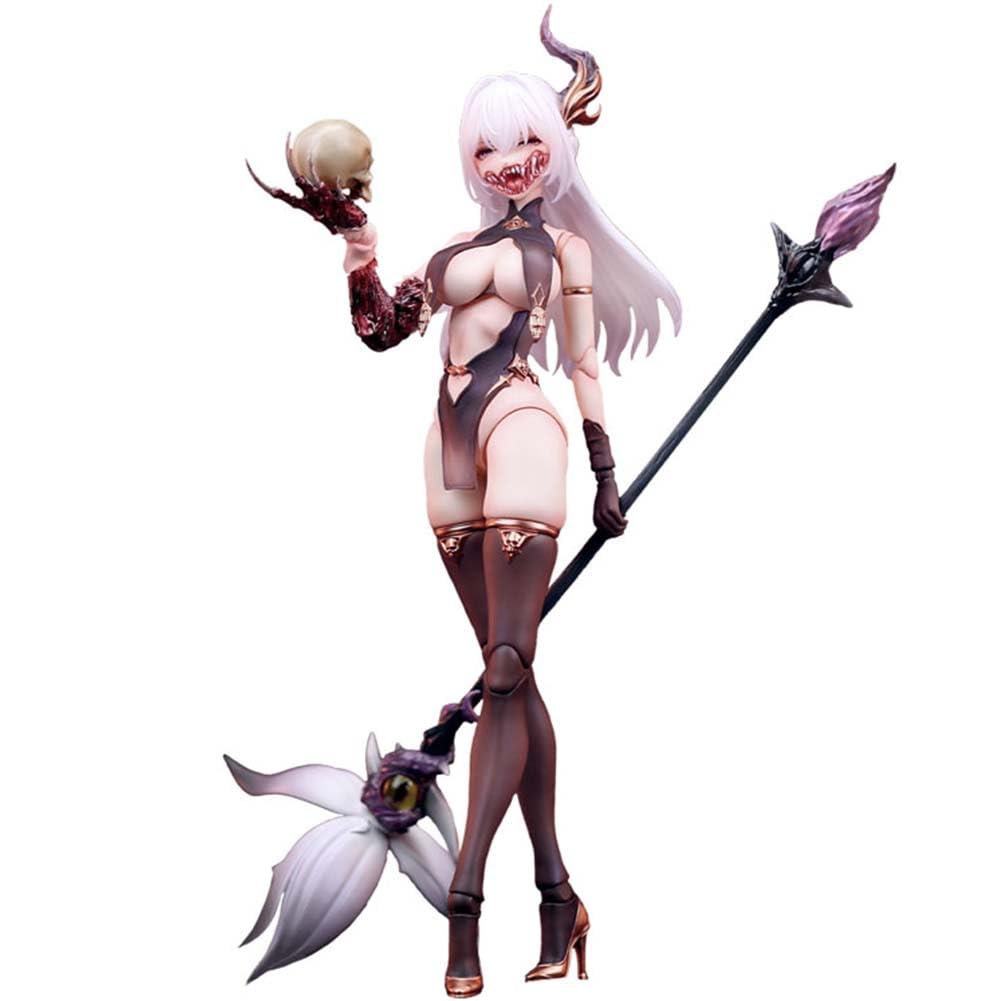 Tongyundacheng Anime Succubus Figure PVC Illustration Action Statue Replaceable Accessories Collectible Model Decoration Birthday Gifts, 15.5cm