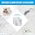 4-Pack 12x12 Inch Drywall Repair Patch Kit, Self-Adhesive Mesh with Aluminum Panels, Heavy-Duty Wall and Ceiling Hole Patch for Large Repairs