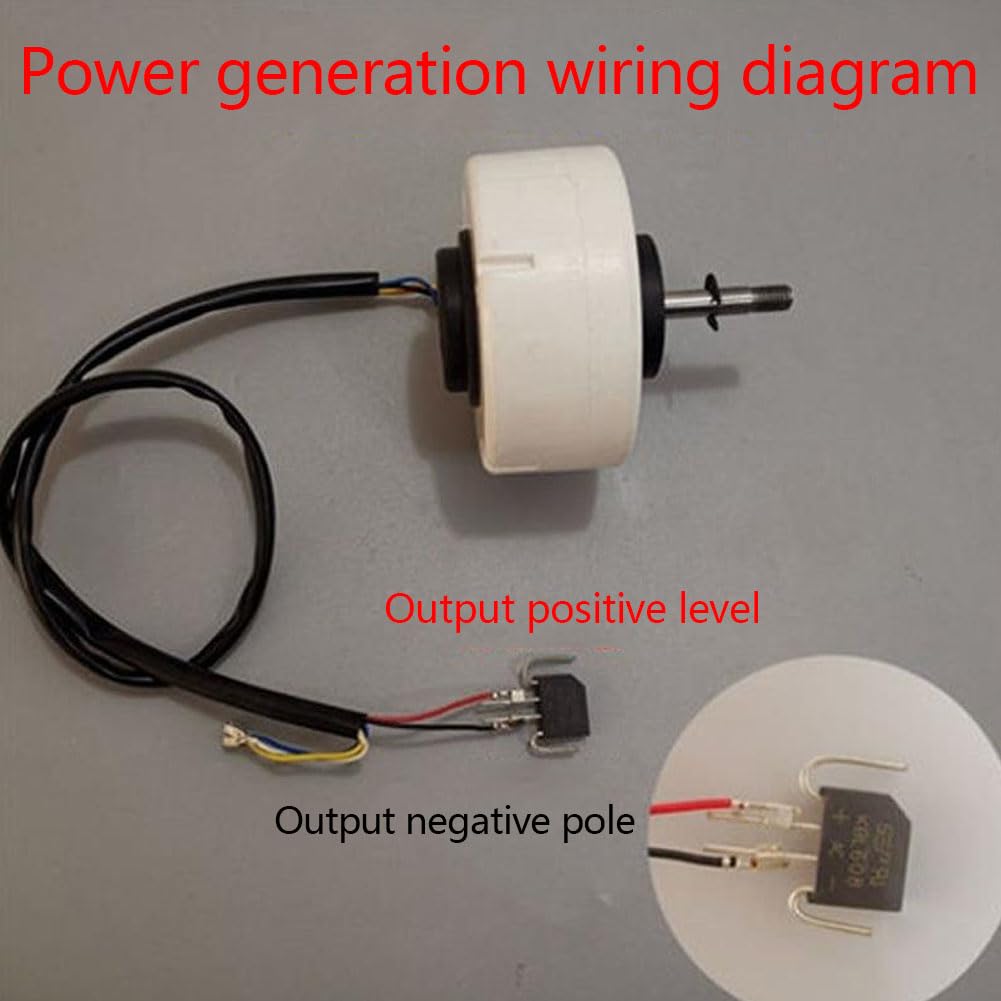 Borstelloze generator, DIY Power Generation Experiment, borstelloze windturbine, handhydraulische generator,motor led light
