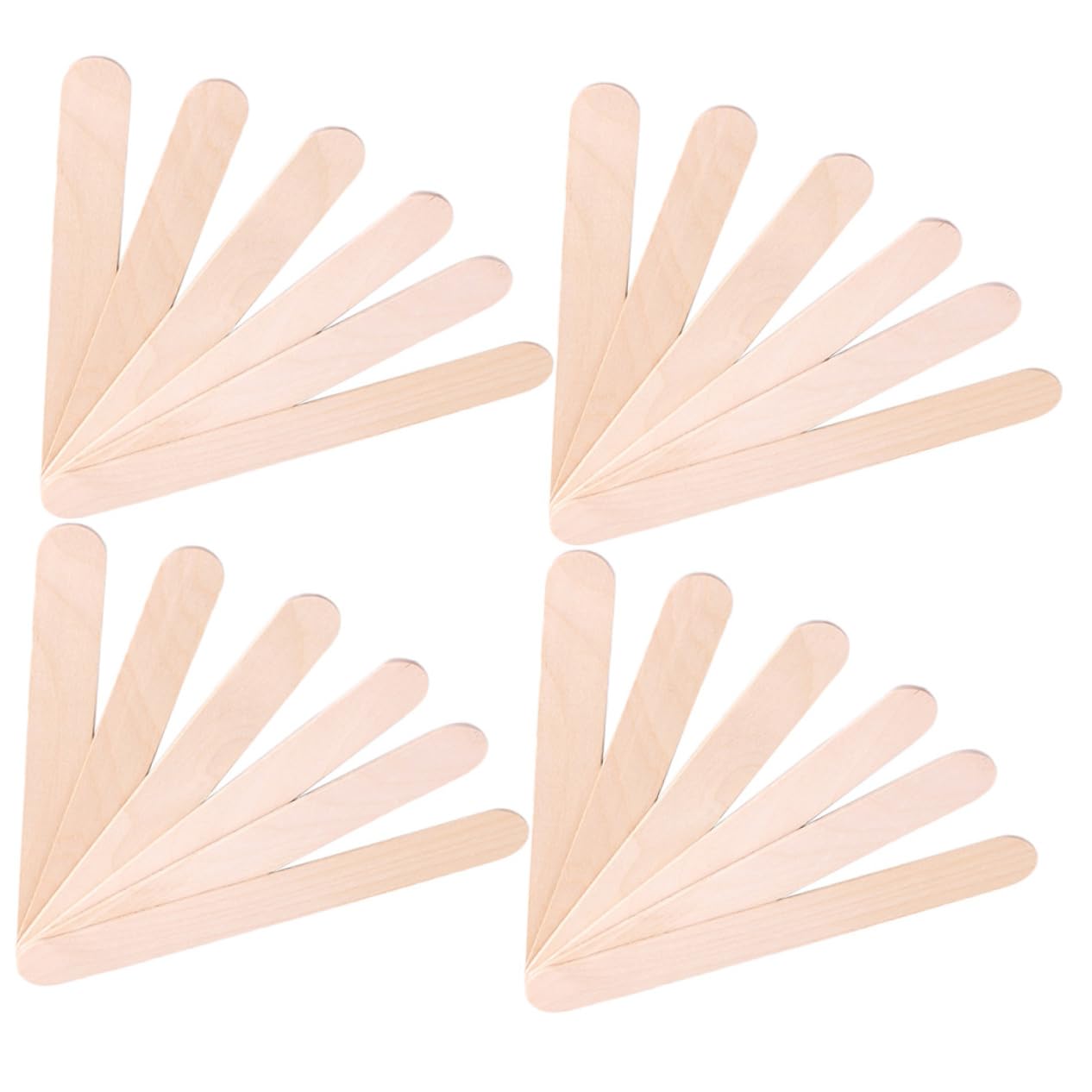 Anneome 200Pcs Wax Sticks for Hair Removal Smooth Applicator Spatulas Waxing Tools Wax Accessory for Home Use and