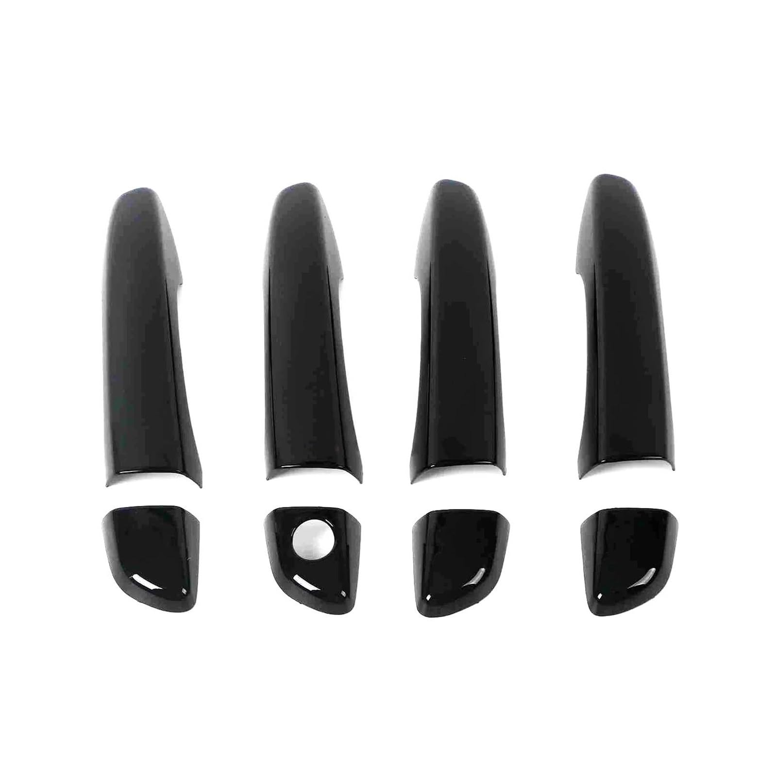 KJHOPY Car Exterior Door Handle Cover Replacement Parts for Peugeot 2008 MK1 A94 2013-2019(Style 1)