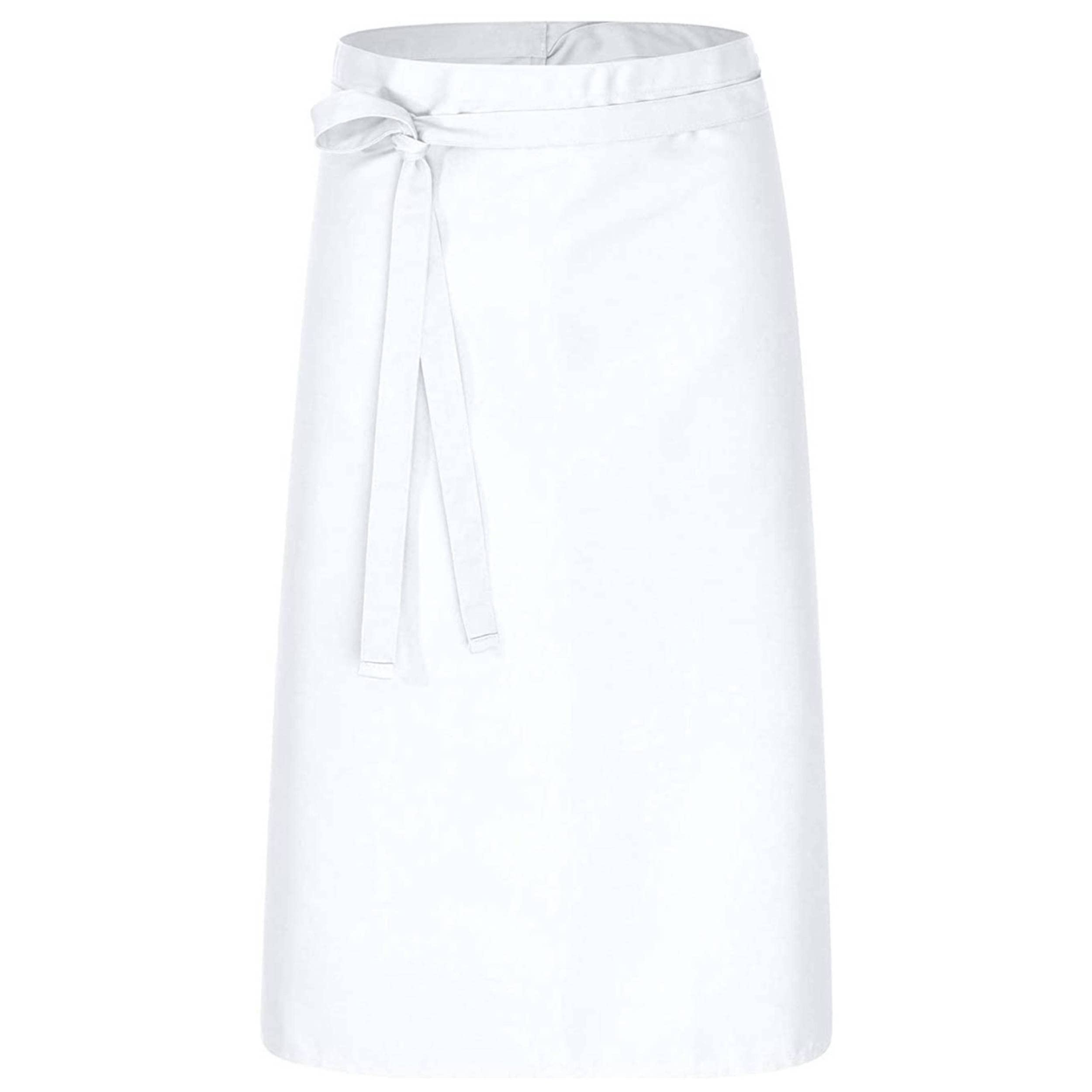 DESERMO Delantal ligero de 80 cm x 100 cm (largo x ancho), excelente delantal de cintura para hombre y mujer | mezcla de alta calidad de algodón y poliéster | Peso: 190 g/m²
