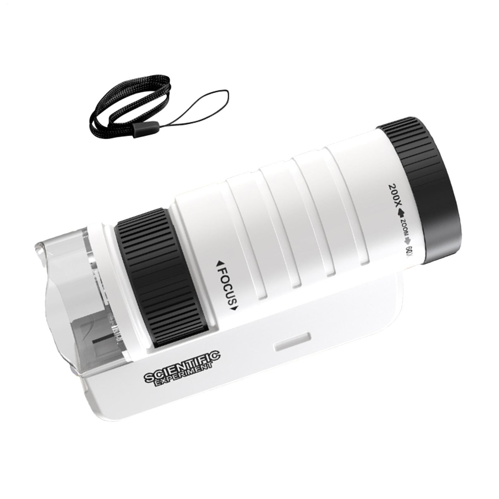 Microscopio para niños con luz ajustable y zoom regulable para exploración de campo STEM 8