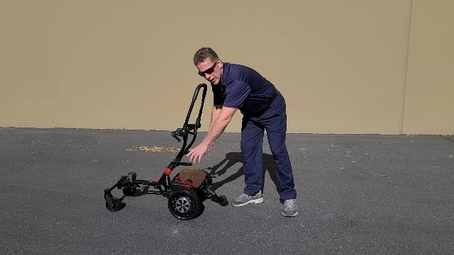 Amazon.com : CaddyTrek R2 Black Electric Golf Follow Cart : Sports