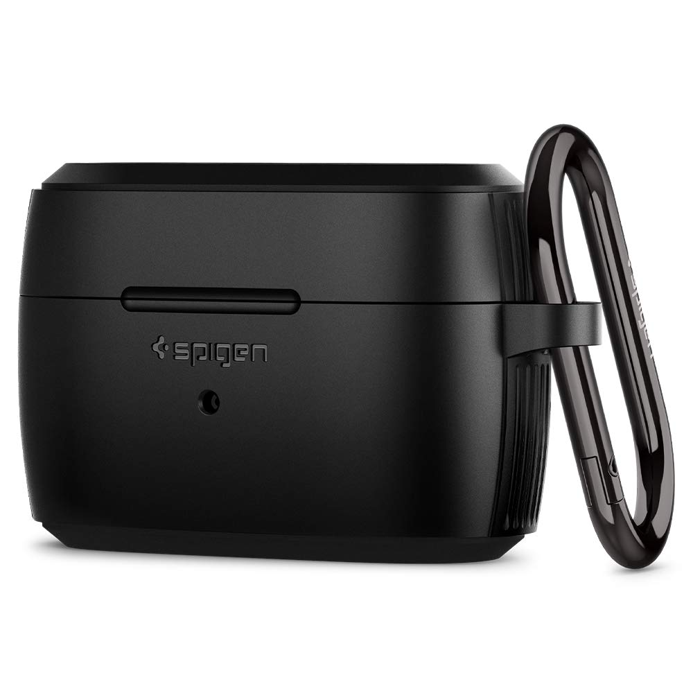 SpigenRugged Armor designed for Jabra Elite 85T case cover - Matte Black