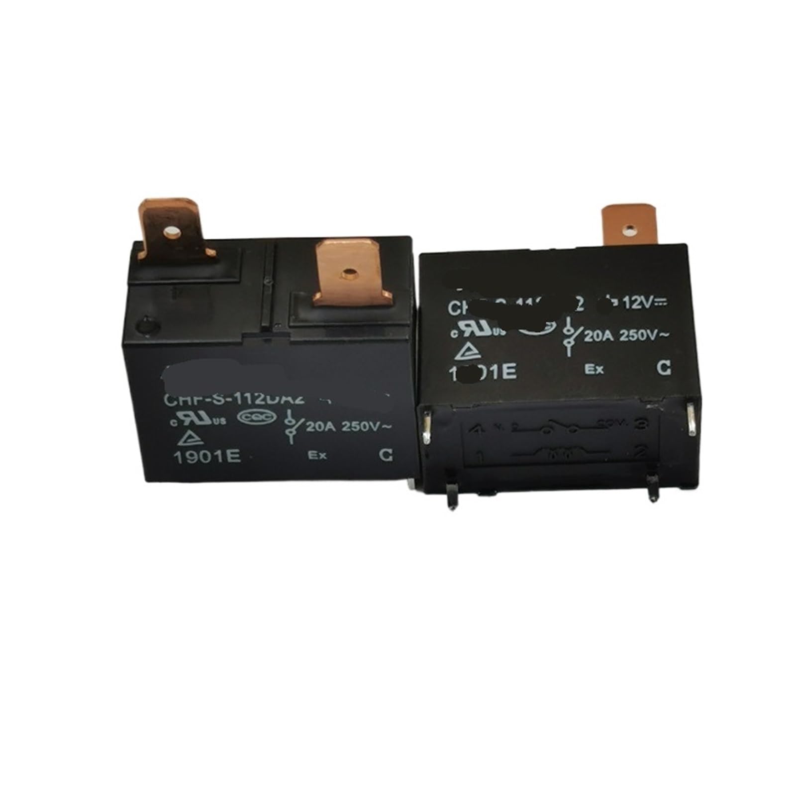 Relés CHF-V-112DA2 de 12V 20A fabricados con materiales de alta durabilidad para circuitos 2