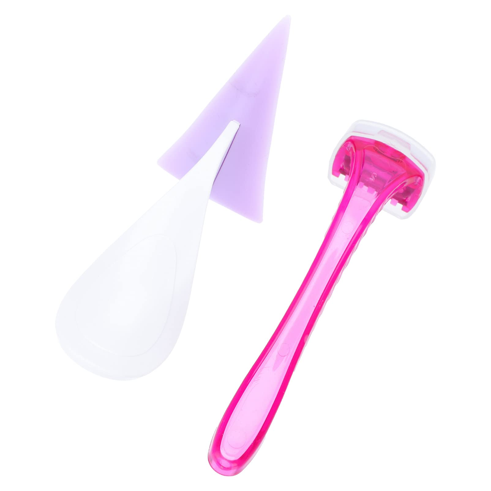 VALICLUD Shaver for Hair Trimmer for Women Bikini Hair Razor Set Silicone Comfortable Grip Random Color