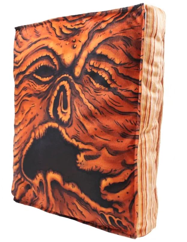 Creepy Co.Evil Dead Necronomicon Book of The Dead Plush Cushion Throw Pillow Polyester, Print