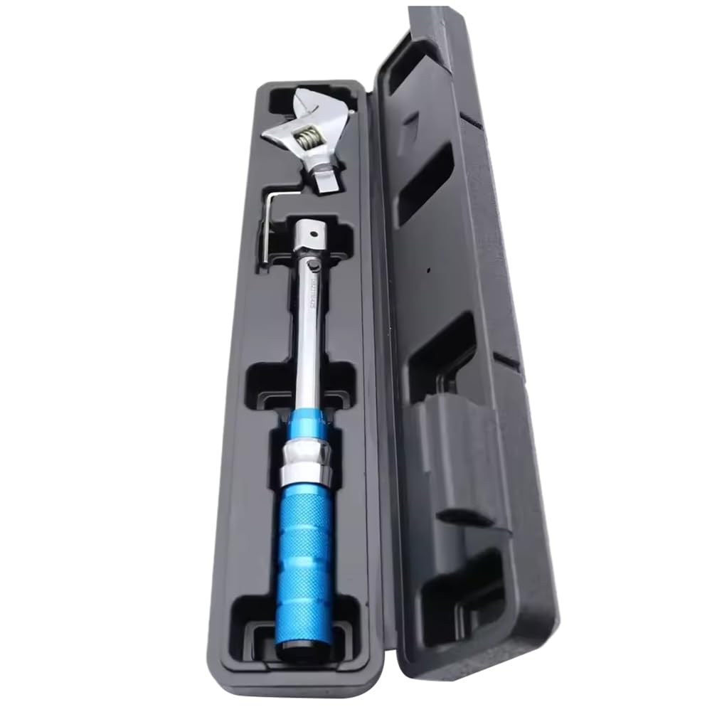 Udsknv[Ksl As Shown Digital Adjustable Torque Wrench Set 5-25 Nm 30Mm Open End Hand Tool For Bicycle Car