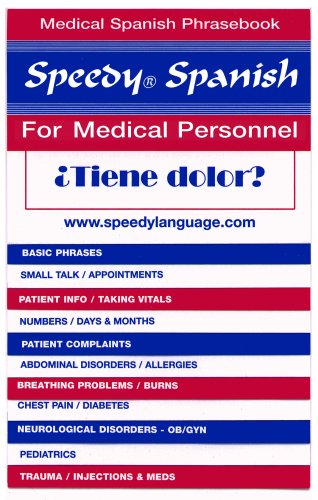 Speedy Spanish for Medical Personnel (Speedy Language)