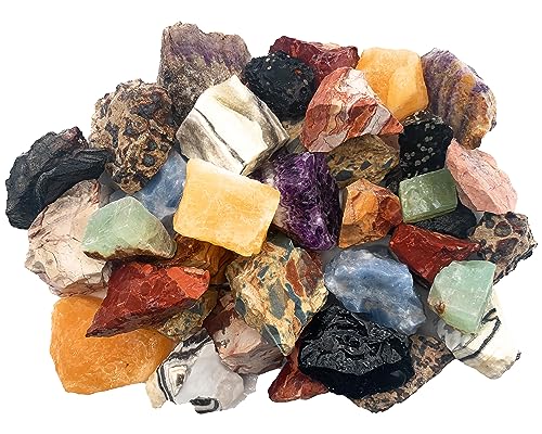 Fantasia Materials: 3 lbs Bulk Rough Mexican Stone Mix - Large 1" to 2" pcs
