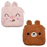 Diseño único Nuestros bolsos de servilleta sanitaria están a la moda, con patrones lindos, chicas interesantes, diseño de felpa, elegante y hermoso, y mano de obra exquisita.