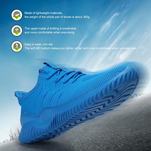 Image of Mens Running Shoes Slip-on Walking Sneakers Lightweight Breathable Casual Soft Sole Trainers Zapatos de Hombre