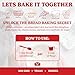 Bakers Club Artisan Dough Conditioner – Bread Improver & Baking Enhancer for Better Texture, Volume & Shelf Life – Sourdough, Pizza Crust, Bagels, Muffins, Cakes, Cookies & Pies Enhances Any Flour 10oz