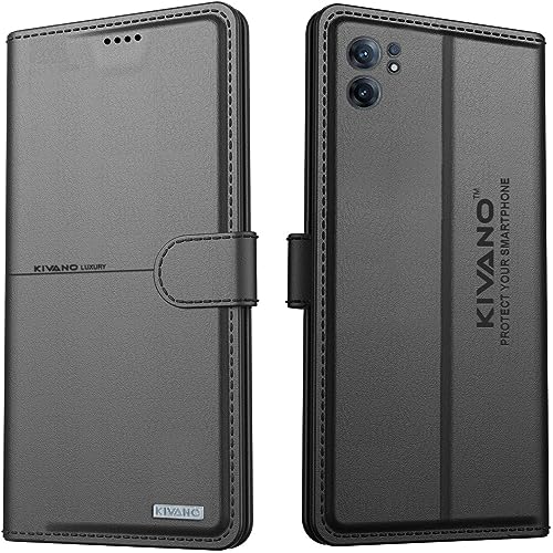 Image of Compatible with OnePlus Nord CE 2 5G Flip Cover | Leather Finish | Inside Pockets & Inbuilt Stand | Shockproof Wallet Style Magnetic Closure Back Cover Case
