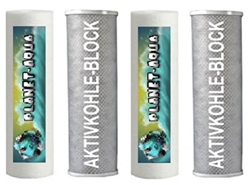 Ersatzfilter für 6 Stufen Wasserfilter Umkehrosmose Osmoseanlage inkl. 75 GPD Membran Filter Kartuschen 10 Zoll für Wasser Aquarium Trinkwasser Osmose 3X Filtereinsatz, 2X Inline Patronen
