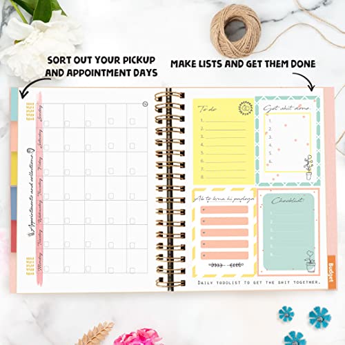 Image of Wedding Planner - Classy Sassy Bougie | Undated Bridal Planning Diary Organizer | Organizing Your Dream Wedding | By The June shop | Bringing Dream Weddings to Life