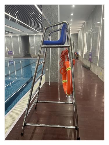 Silla de salvavidas alta 5.9ft acero inoxidable 5 escalones miniatura 1