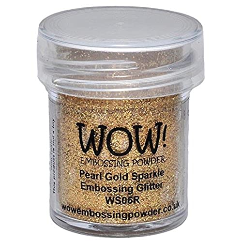 WOW! Goffratura polvere 15ml-Pearl Gold Sparkle