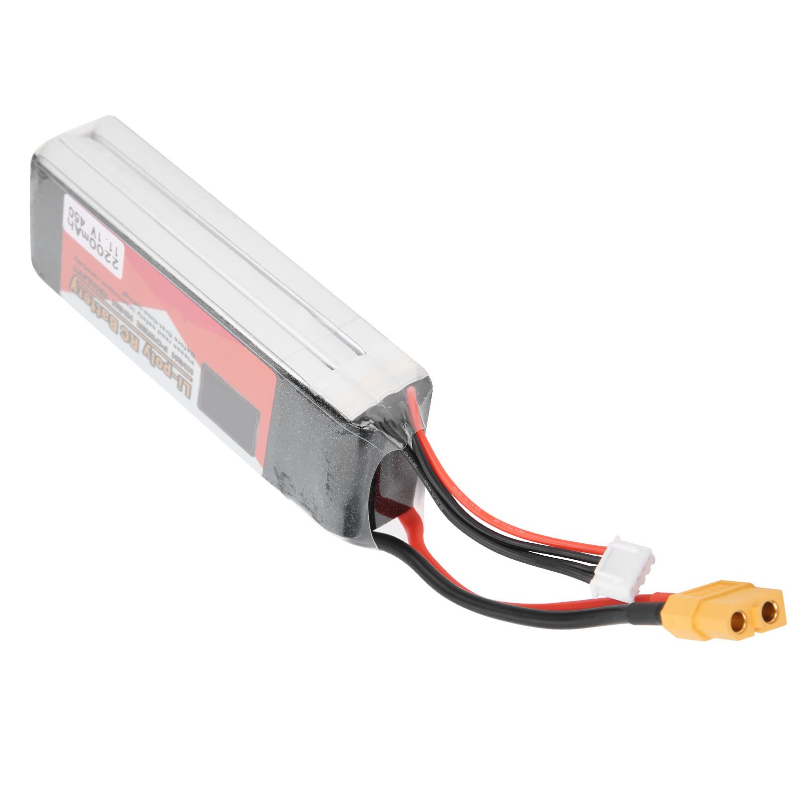 Domary 11.1V 2200mAh 45C 3S Batteria Lipo con Connettore XT60 per Drone