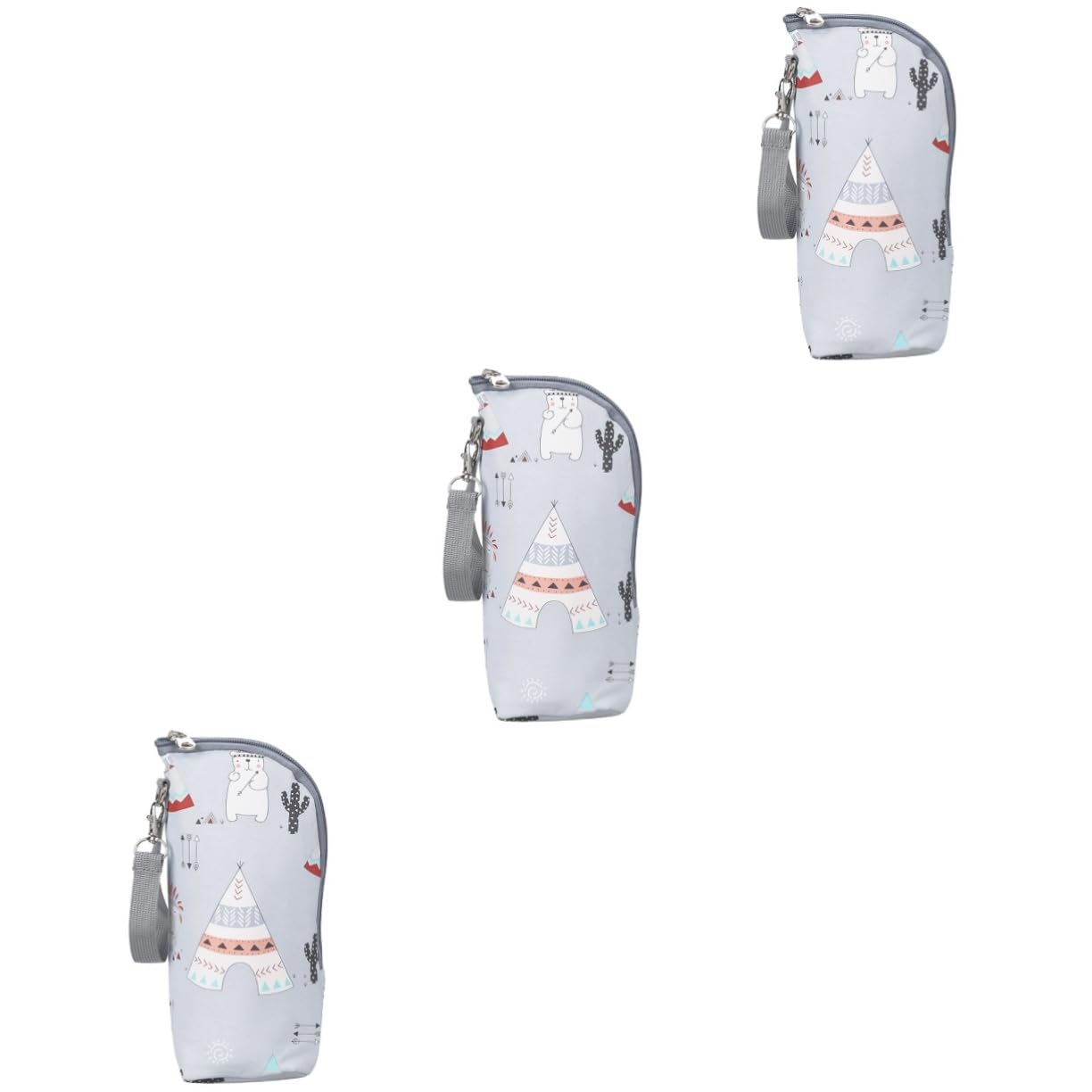 Toyvian 3pezzi Borsa Termica Per Bottiglie Di Latte Isolante e Portatile Accessorio Per Passeggino Per Viaggi e Attività All Aperto