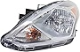 Evan-Fischer Headlight Assembly Compatible with 2015-2019 Nissan Versa Halogen Sedan Driver Side
