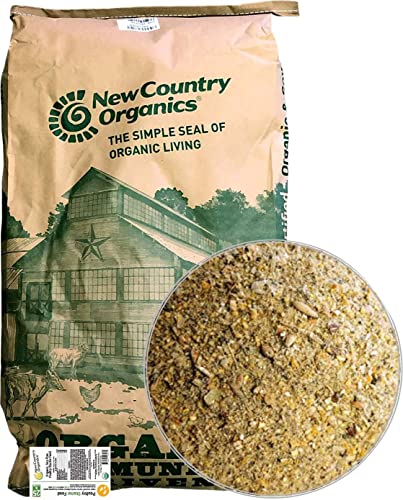 New Country Organics | Starter Feed for Chicks | Soy-Free | 21% Protein | Certified Organic and Non-GMO | 25 lbs