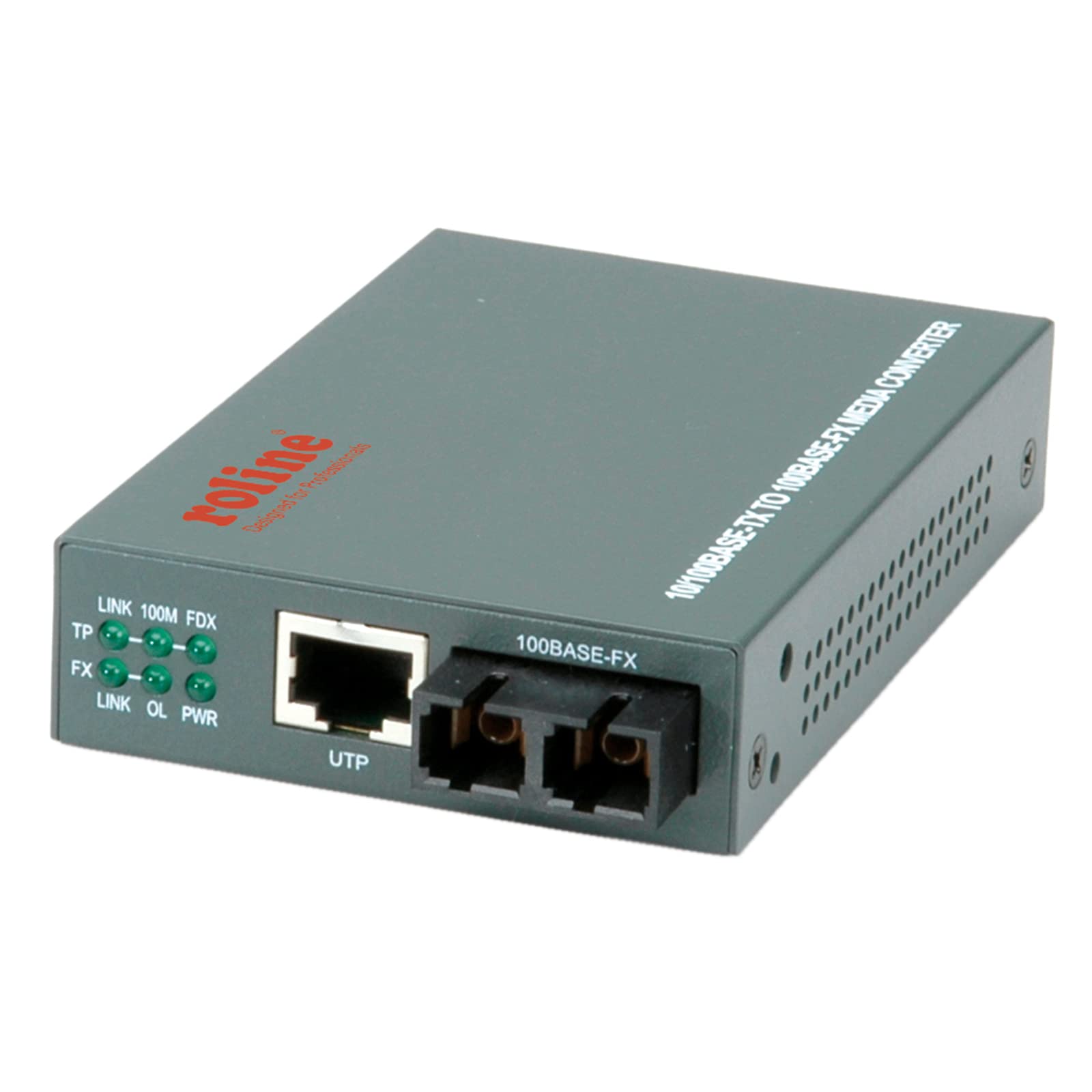 ROLINE Convertisseur Fast Ethernet RJ-45 - SC, Boucle de Retour