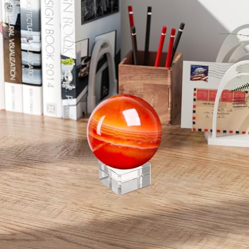 BESPORTBLE Kristall Klarer Kugelständer: 3x3x1.6cm Glaskugel Halter Display Basis Für Glaskugel Fotografie Und Dekoration