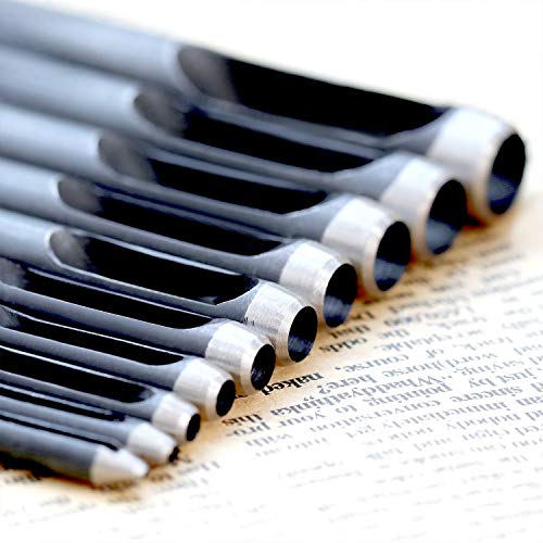 10 pezzi punzoni in acciaio rotondi, Punzone Tonda...