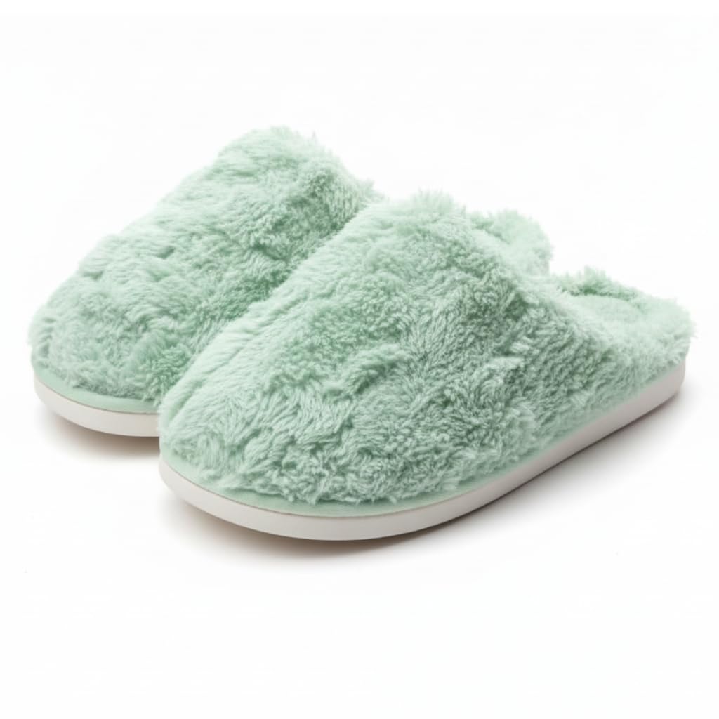 sam-era home slippers for women soft | winter slippers for man & woman | indoor winter room bedroom warm fur chappal footwear for home, kitchen room bedroom daily use-picture-12