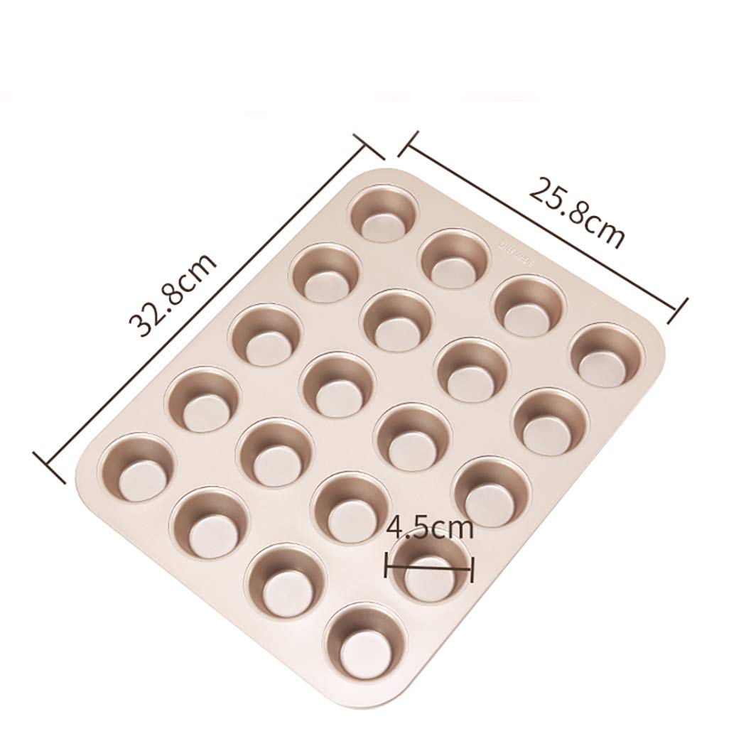 Golden Mini 20 - Stampo per muffin e torte (dimensioni: 32,8 cm di lunghezza x 25,9 cm di larghezza)